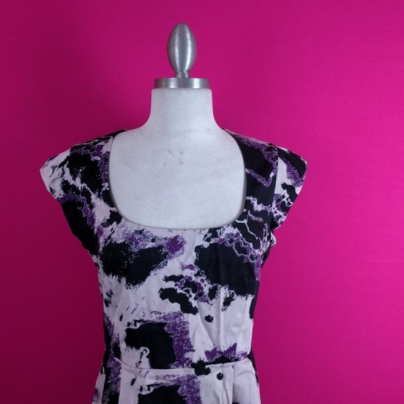 @ French Connection sz 8 Aline Purple Dress - Picture 2 of 7